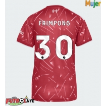 Camiseta Liverpool Jeremie Frimpong #30 Primera Equipación para mujer 2026-27 manga corta